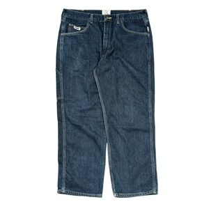 Tyndale FRMC Mens Carpenter Jeans Dark Wash Arc Rated Flame Resistant W36 L28